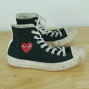 Converse Play Comme Des Garcons Chuck Taylor High Tops 2012 CDG Mens 8 Womens 10